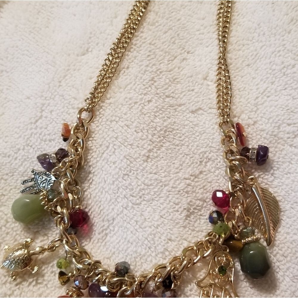 Owl Multi Strand Necklace - Picture 2 of 3
